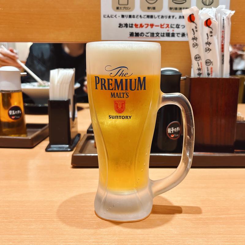生ビール(元祖泡系 博多一幸舎 福岡空港国内ターミナル店)