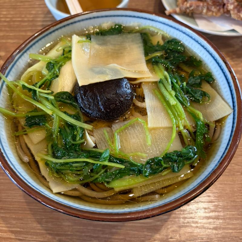 鳥そば 小盛り(そば処東亭 )