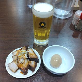 生ビール(自家製麺らーめん木陰)