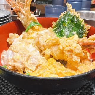 スペシャル天丼セット(天ぷら大吉 ホワイティうめだ店)