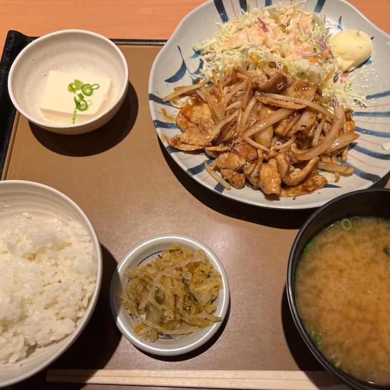 しょうが焼定食(やよい軒 桜木店 )