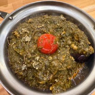 ほうれん草キーマカレー