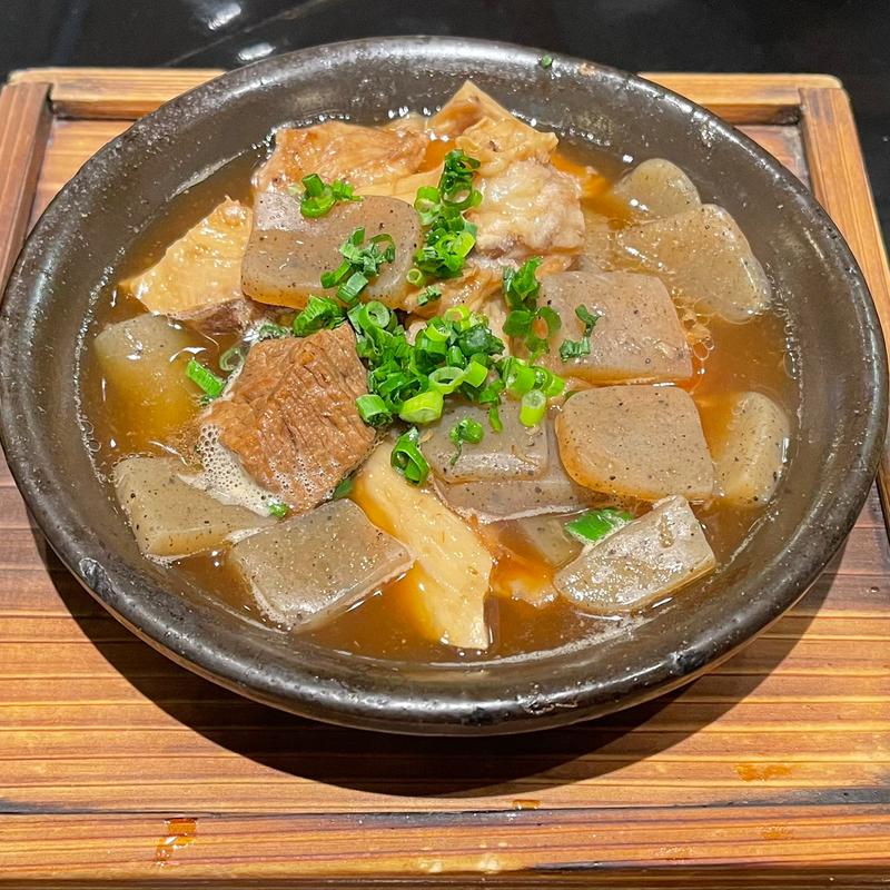 牛すじコンニャク煮込(ニュー大金星 人形町店)