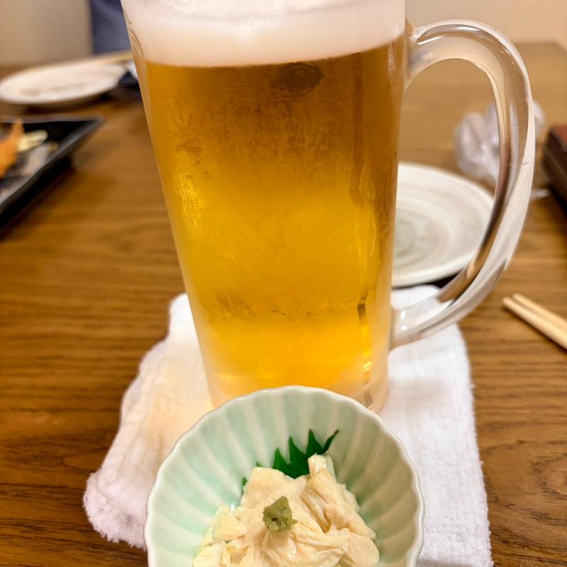 お通し生湯葉(串焼き 与兵)