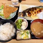 焼きサバ定食(御食事処みや川)