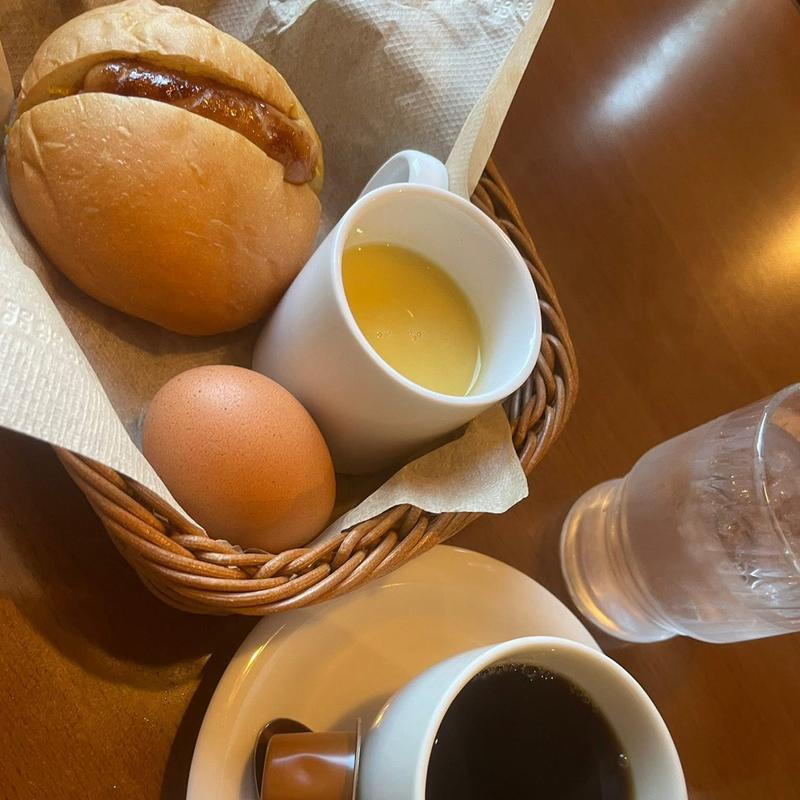 モーニング(カフェ珈琲館)