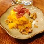 マンゴーと生ハムのクリームチーズ和え