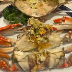 渡り蟹の塩ゆで(とりさだ)