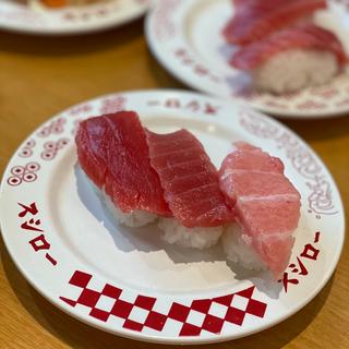 鮪三種盛り(スシロー 稲城百村店)