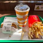 昼マック　ダブルチーズバーガーLサイズ変更