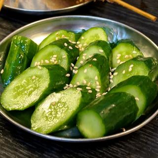 きゅうりの浅漬け(仙台焼鳥・串揚げ居酒屋 串屋 名掛丁店)