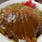 カツカレー 大盛り(あさひや食堂)