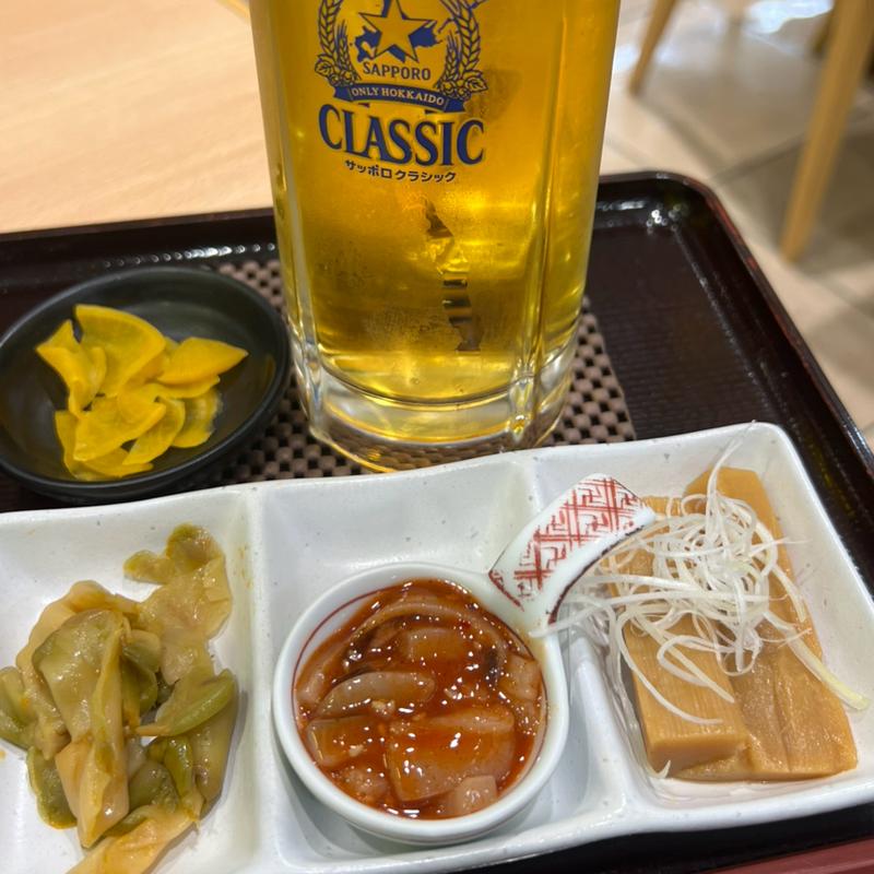 生ビールセット(レストラン・ハートフィールド)