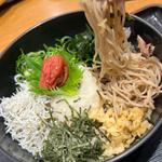 梅しらすおろし蕎麦