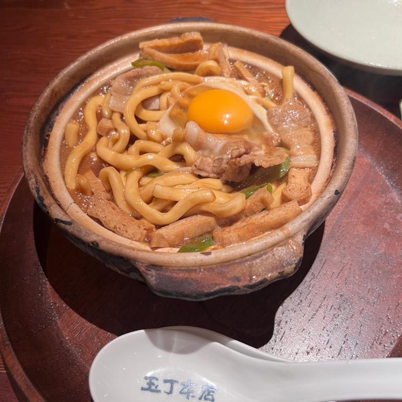 味噌煮込みうどん豚入り（麺大盛）(玉丁本店 八重洲店)