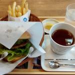 昼割セット(アボカドバーガー)(モスバーガー京成立石店)