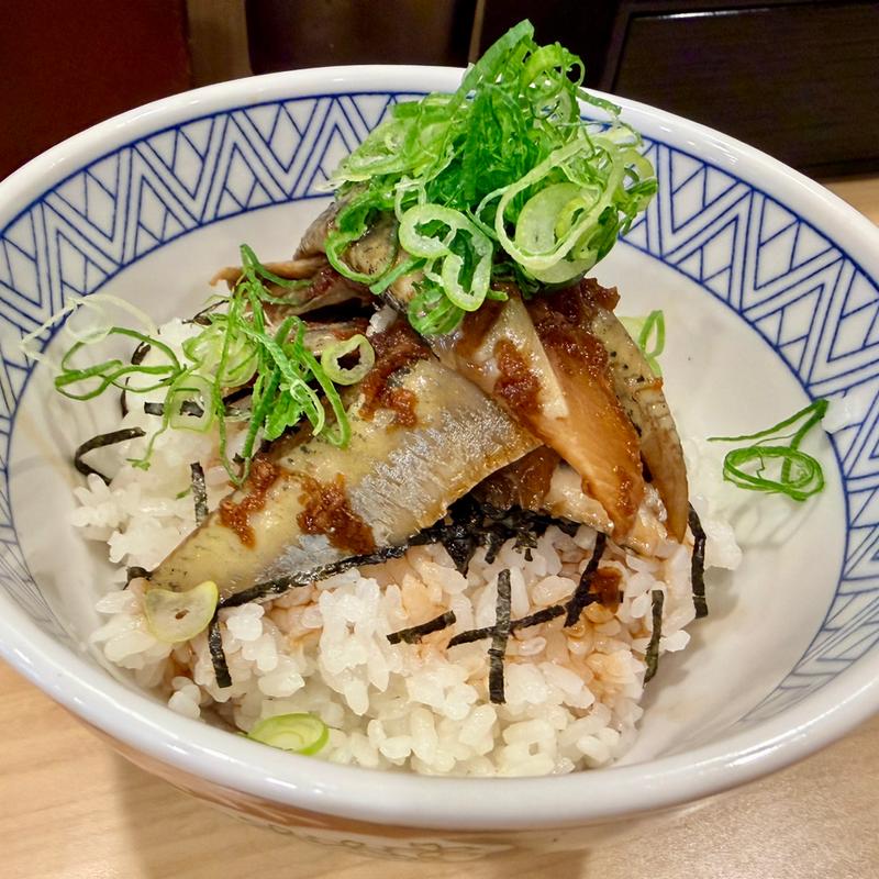 いわし丼(中華そば よしかわ 熊谷店)