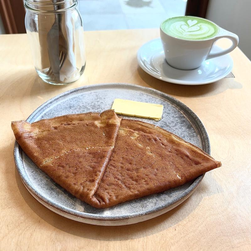 シュガーバタークレープ(ØC coffee kyoto)