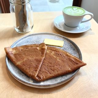 シュガーバタークレープ(ØC coffee kyoto)
