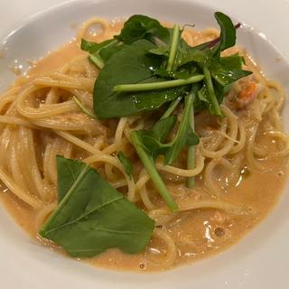 ずわい蟹とかにみそのクリームパスタ(オステリア チ ヴェディアーモ)