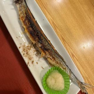 さんまの塩焼き(まいどおおきに食堂三木大村店)