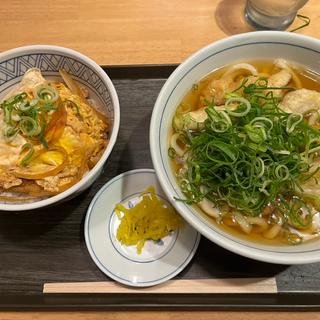 ミニカツ丼セット&ごぼう天(ウエスト 尾の上店 )