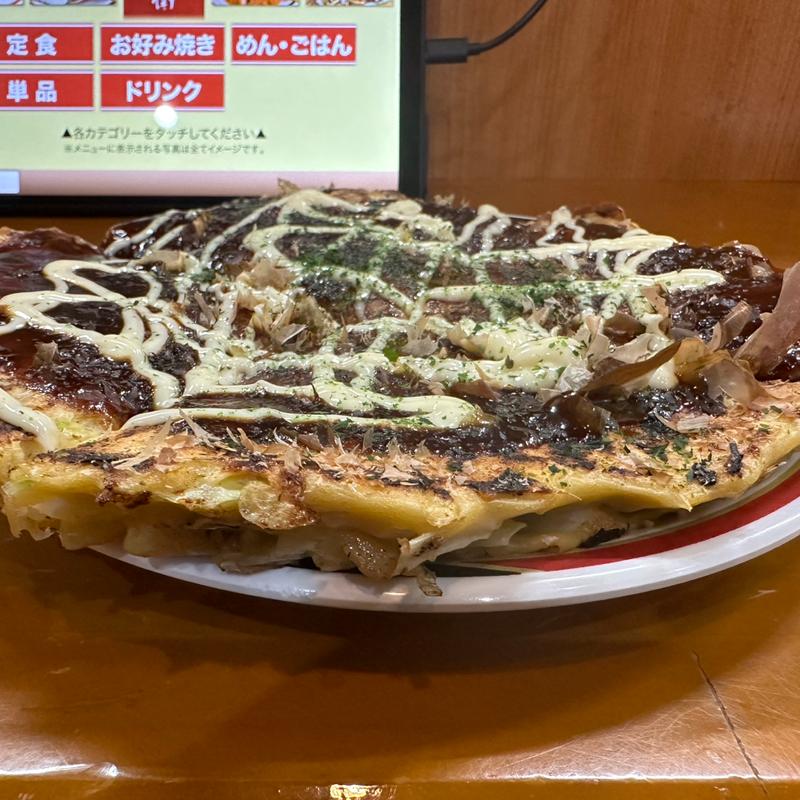 お好み焼き 豚玉(赤兵衛)