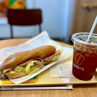 ミラノサンドAセット(ドトールコーヒーショップ 四谷外濠公園前店 （DOUTOR COFFEE）)