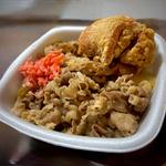 牛丼 並盛＋から揚げ単品