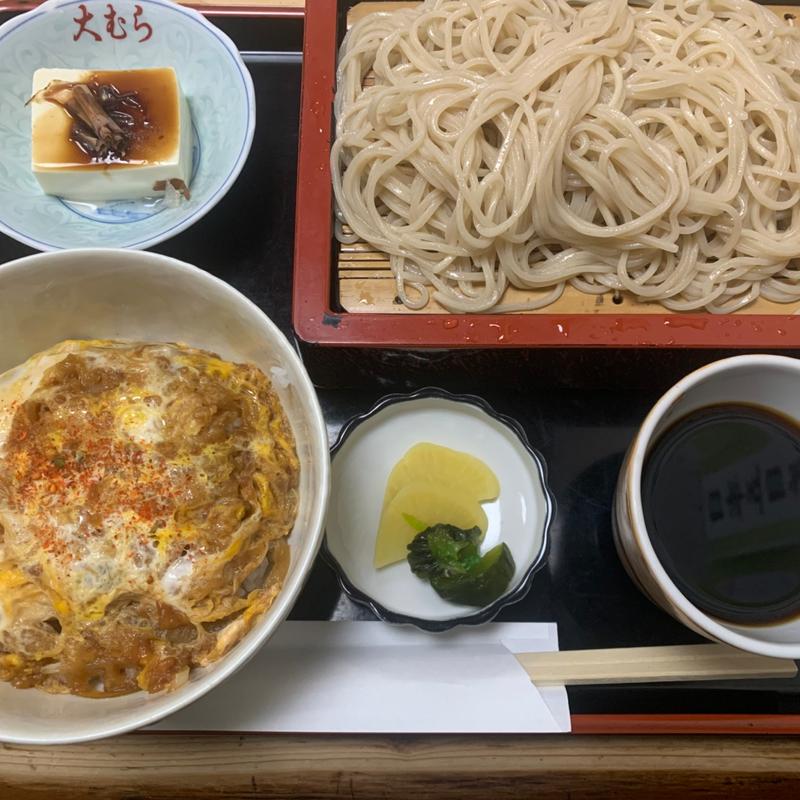たぬき丼&もりそばセット(大むら)