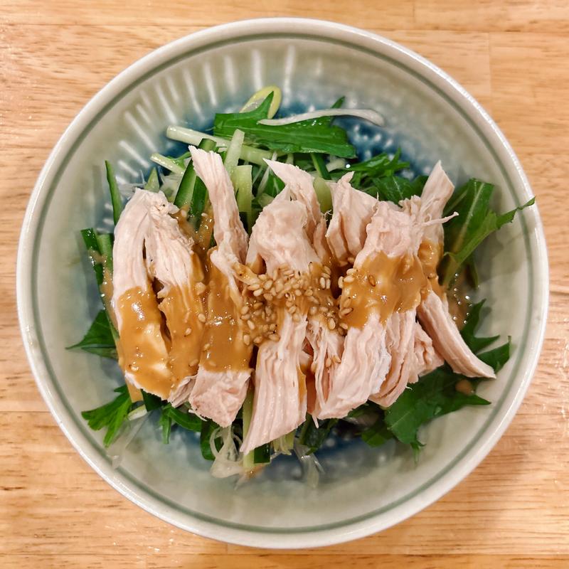 ゴマだれバンバンジー(らーめん あんゆう亭)