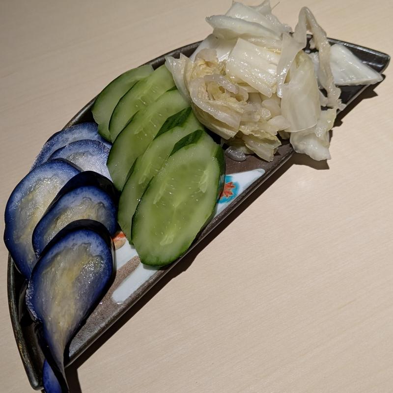 漬物盛り合わせ(魚魚炉 有楽町店)