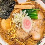 まる竹ラーメン 新味 麺中盛 味玉