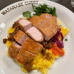 羊キーマカレー　トンカツトッピング(渡邊カリー 梅田本店)