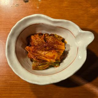 自家製白菜キムチ(飛騨牛一頭家 馬喰一代 岐阜神田 (ヒダギュウイットウヤ バクロイチダイ ギフカンダ))