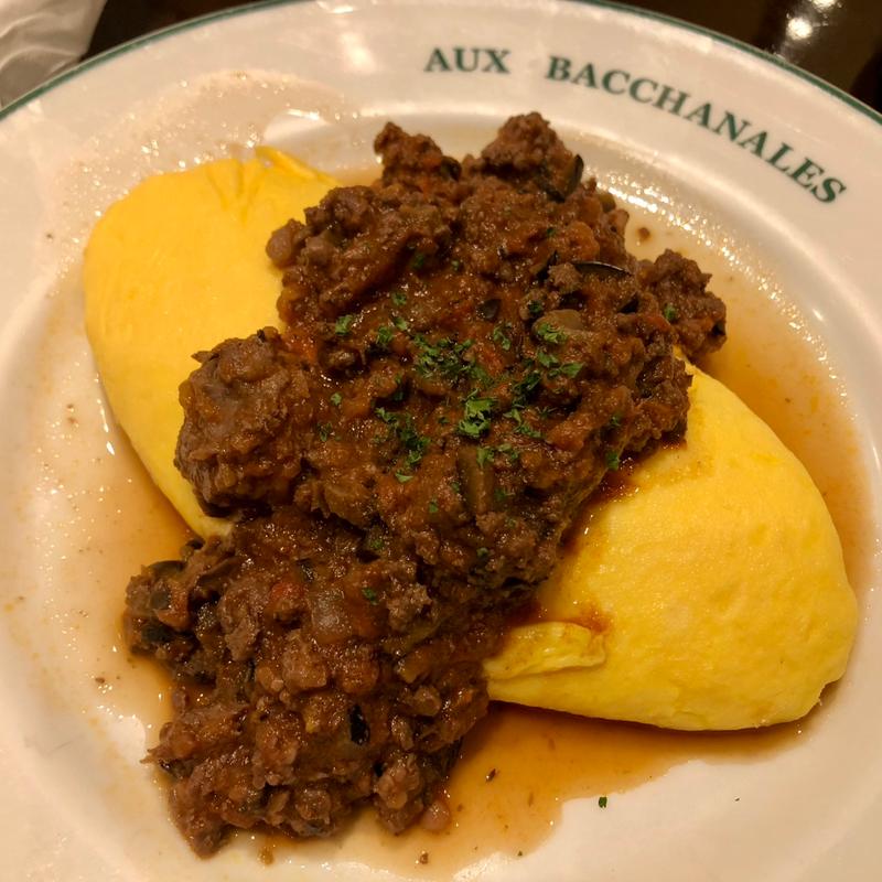 鹿肉のオムレツ(AUX BACCHANALES KIOICHO（オーバカナル 紀尾井町）)
