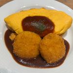 紅ずわいがにクリームコロッケオムライス(デリッシュ ウフ ラゾーナ川崎店 )