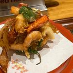 小海老とゆりねのかき揚げ