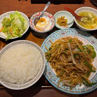 青椒肉絲定食(新中華 李記)