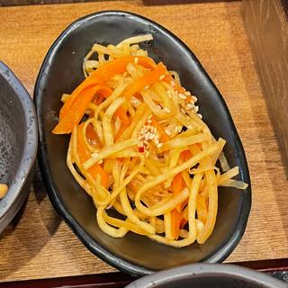 大根きんぴら朝限定単品(しんぱち食堂 川崎銀柳街店)