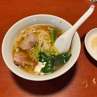 チャーシュー炒飯と半ラーメン