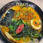 ばり辛ラーメン味噌味+辛ニラ壺(らあめん花月嵐 坂戸わかば店)