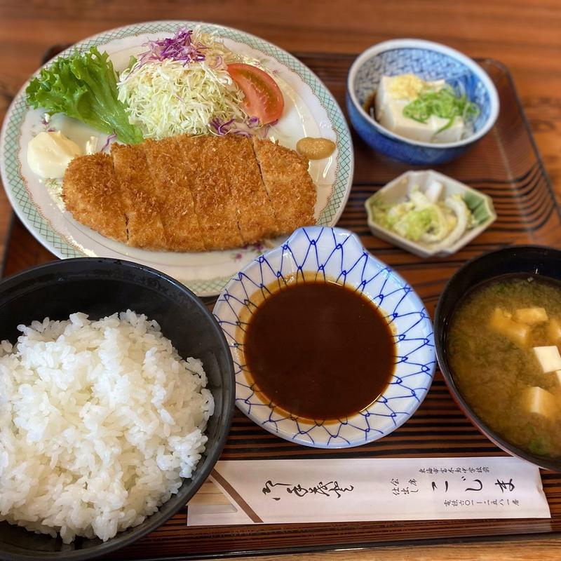 味噌カツ定食(食事処・こじま)