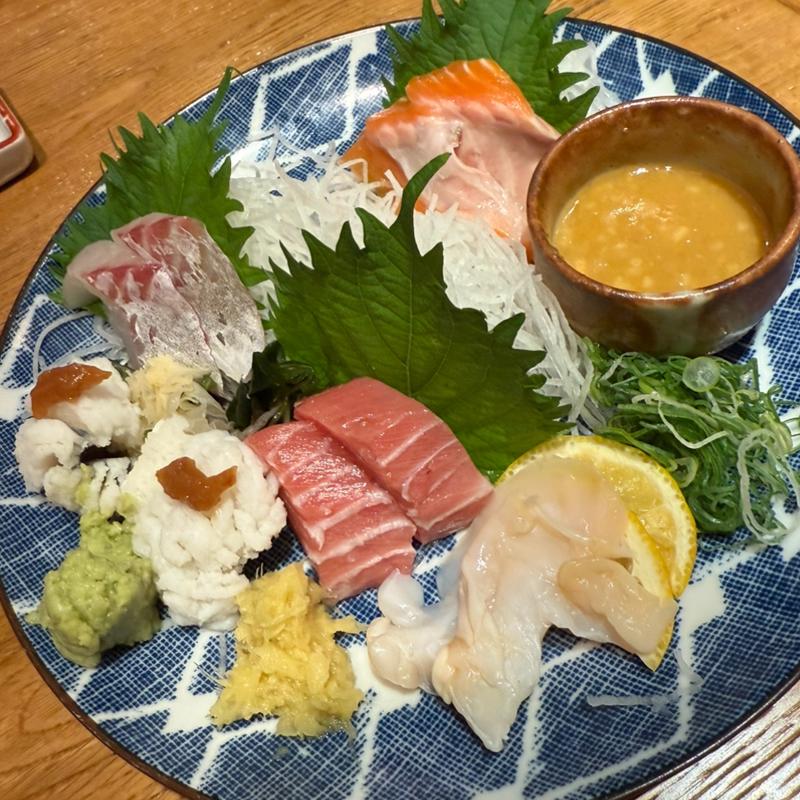 刺身5点盛り(四十八漁場 調布駅前店)