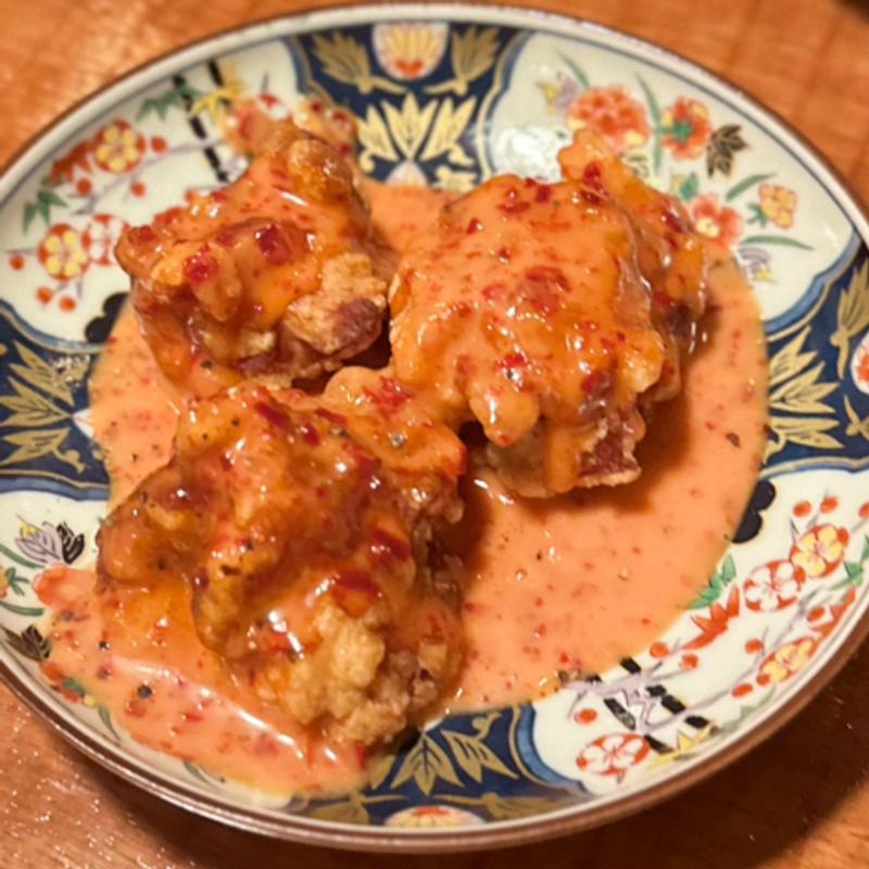 チリマヨ唐揚げ(ちびぽんたん)