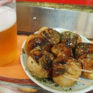 ビール(大)+たこ焼きセット
