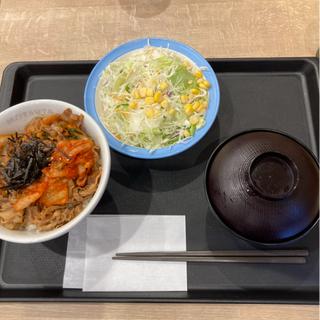 キムチ牛飯ランチ(松屋 千歳船橋店)