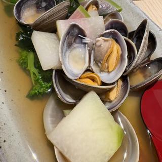 あさりの酒蒸し(呑喰屋 おもて)