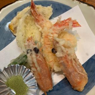 活き平目の姿造り&活き車海老と 旬の天麩羅と各種鍋物の祝福コース！(魚料理 遠州屋)