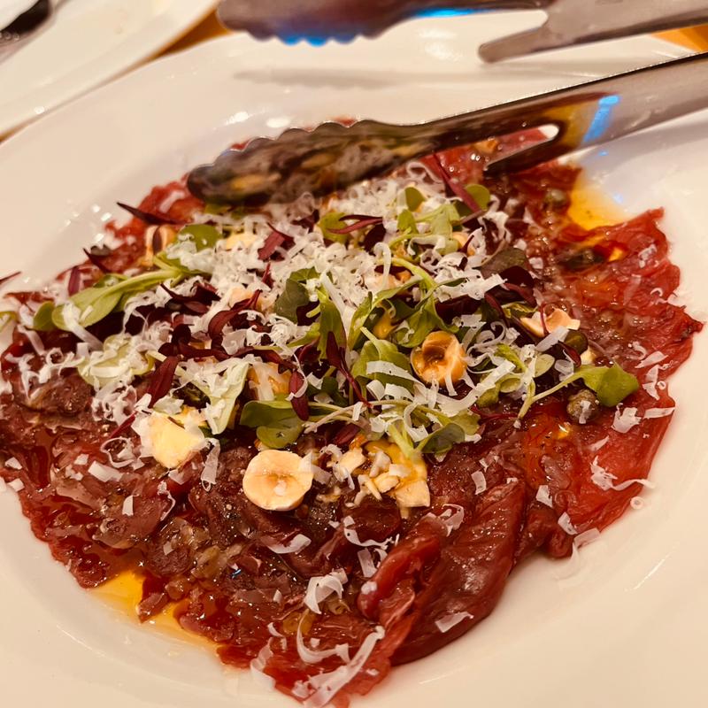 馬肉のカルパッチョ(Pizzeria Da Gaetano 大名店)